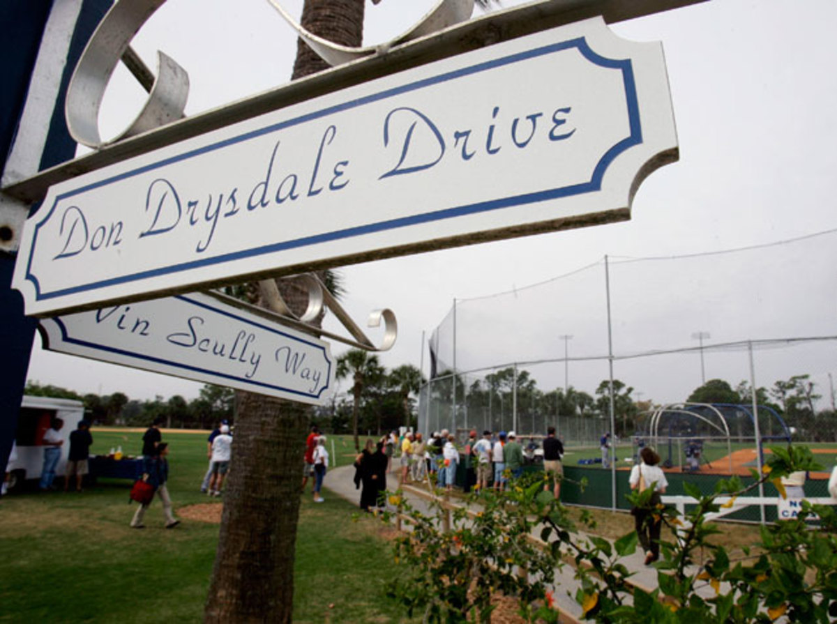 Don Drysdale and Vin Scully