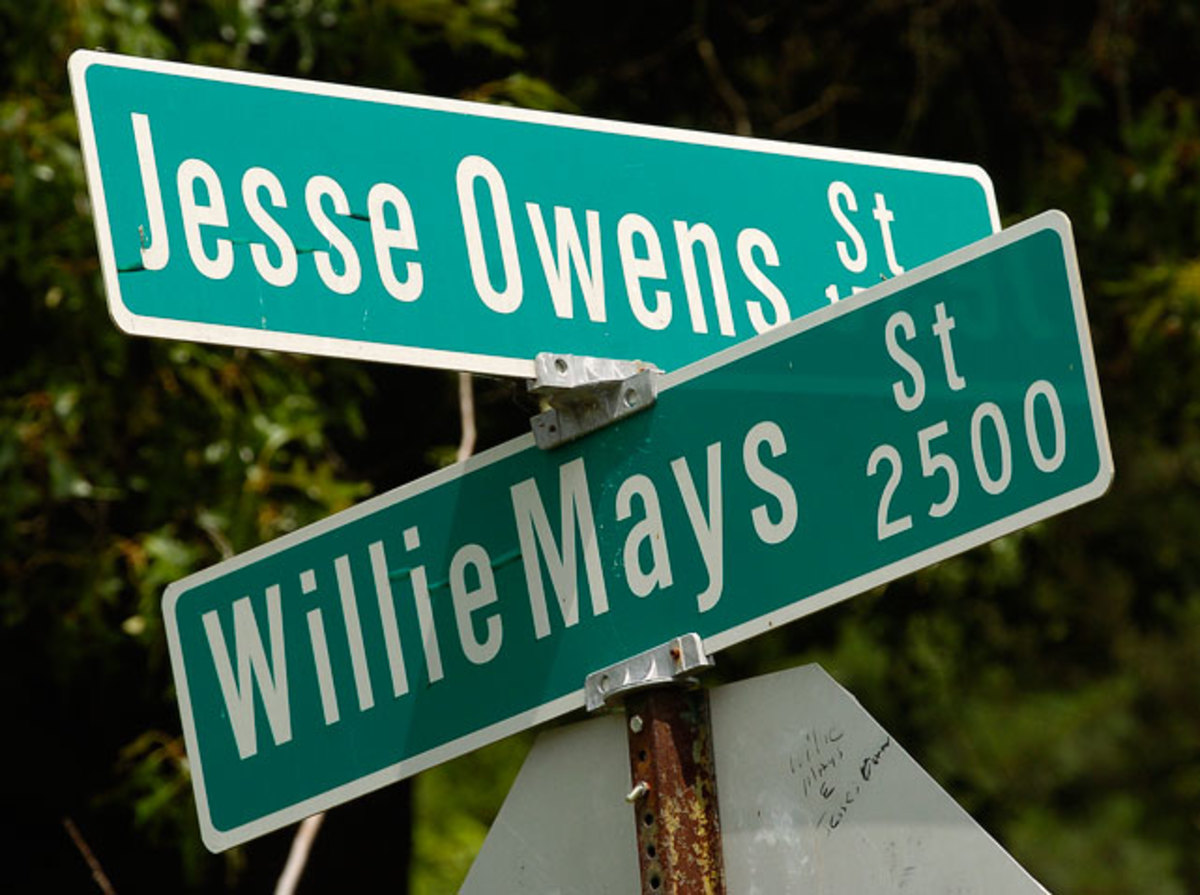 Jesse Owens and Willie Mays