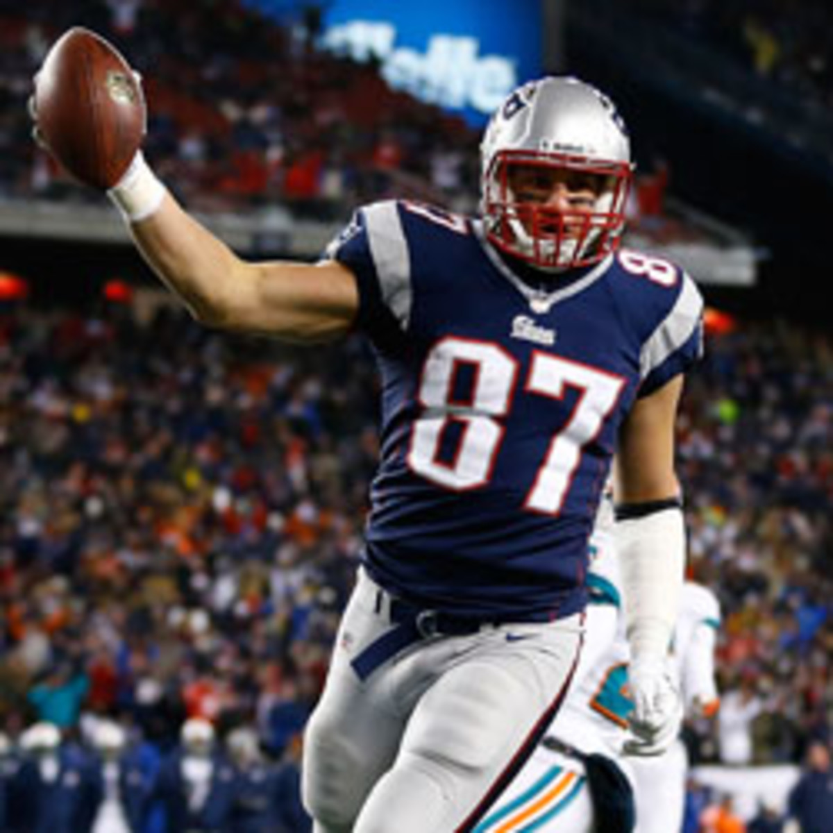Patriots tight end Rob Gronkowski will need a fourth surgery on his injured forearm. (Jared Wickerham/Getty Images Sport)