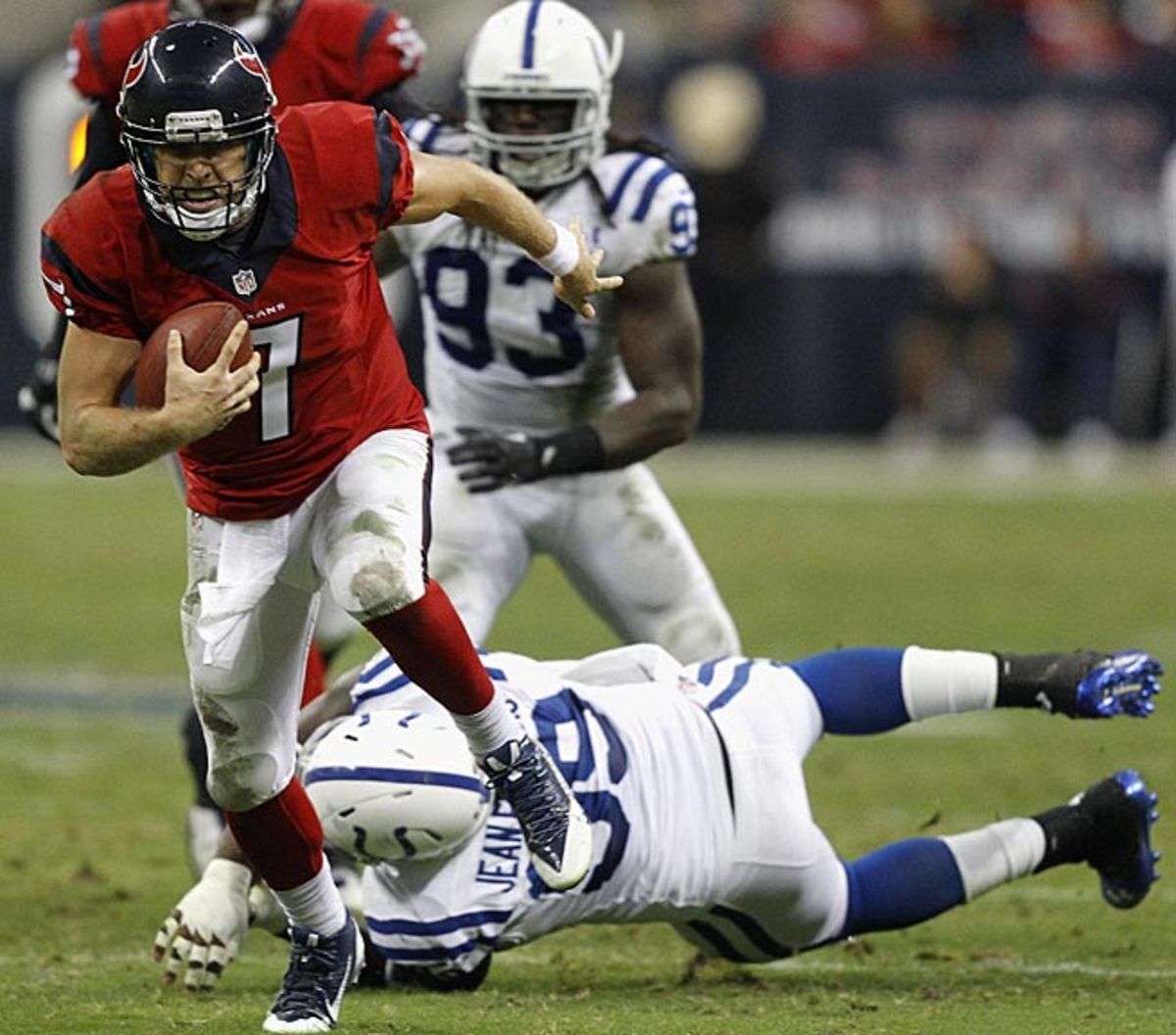 Case Keenum has played well for the Texans, but has yet to lead them to a victory.