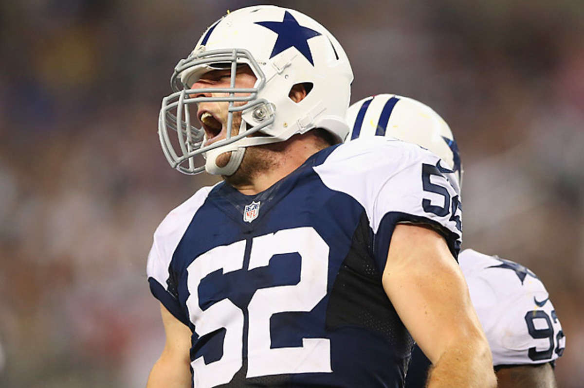 Dan Connor joined the Giants during free agency after five seasons with the Cowboys and Panthers. 