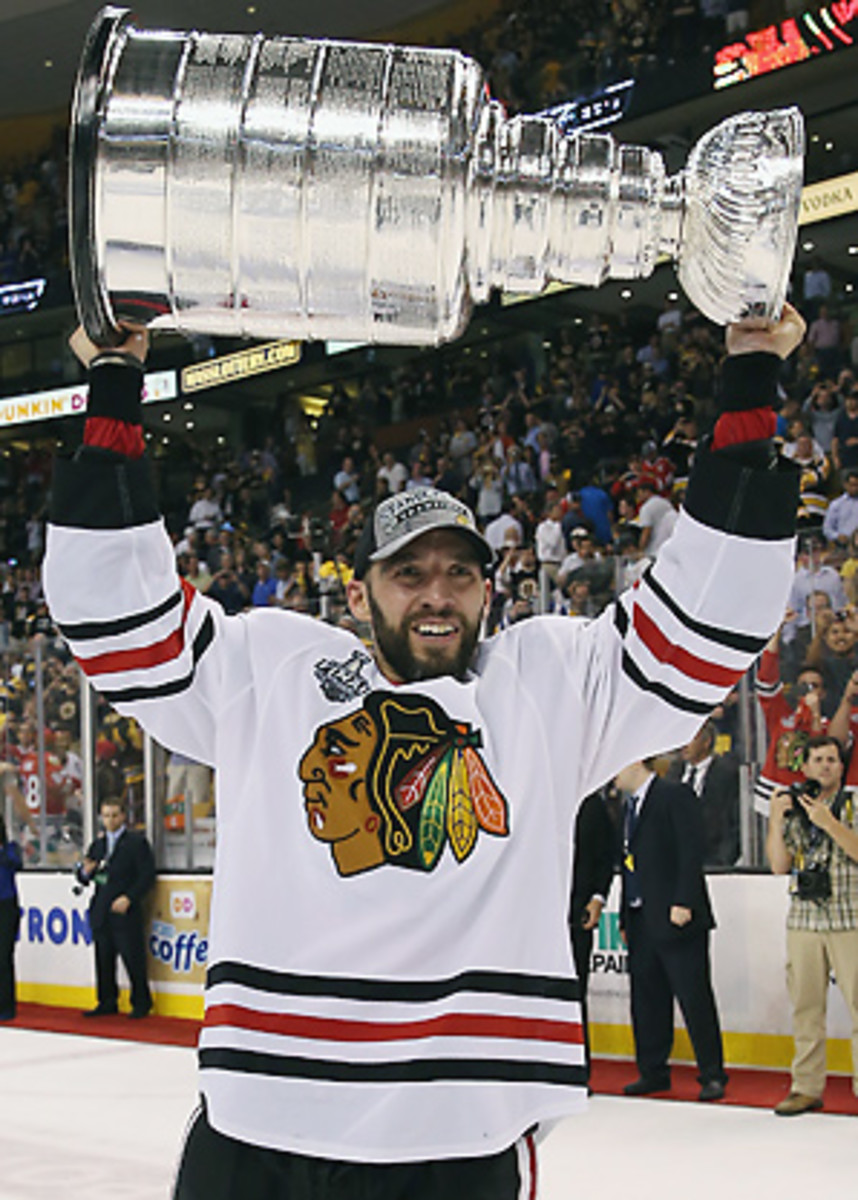 New Maple Leaf Dave Bolland is bringing the Stanley Cup to Toronto.