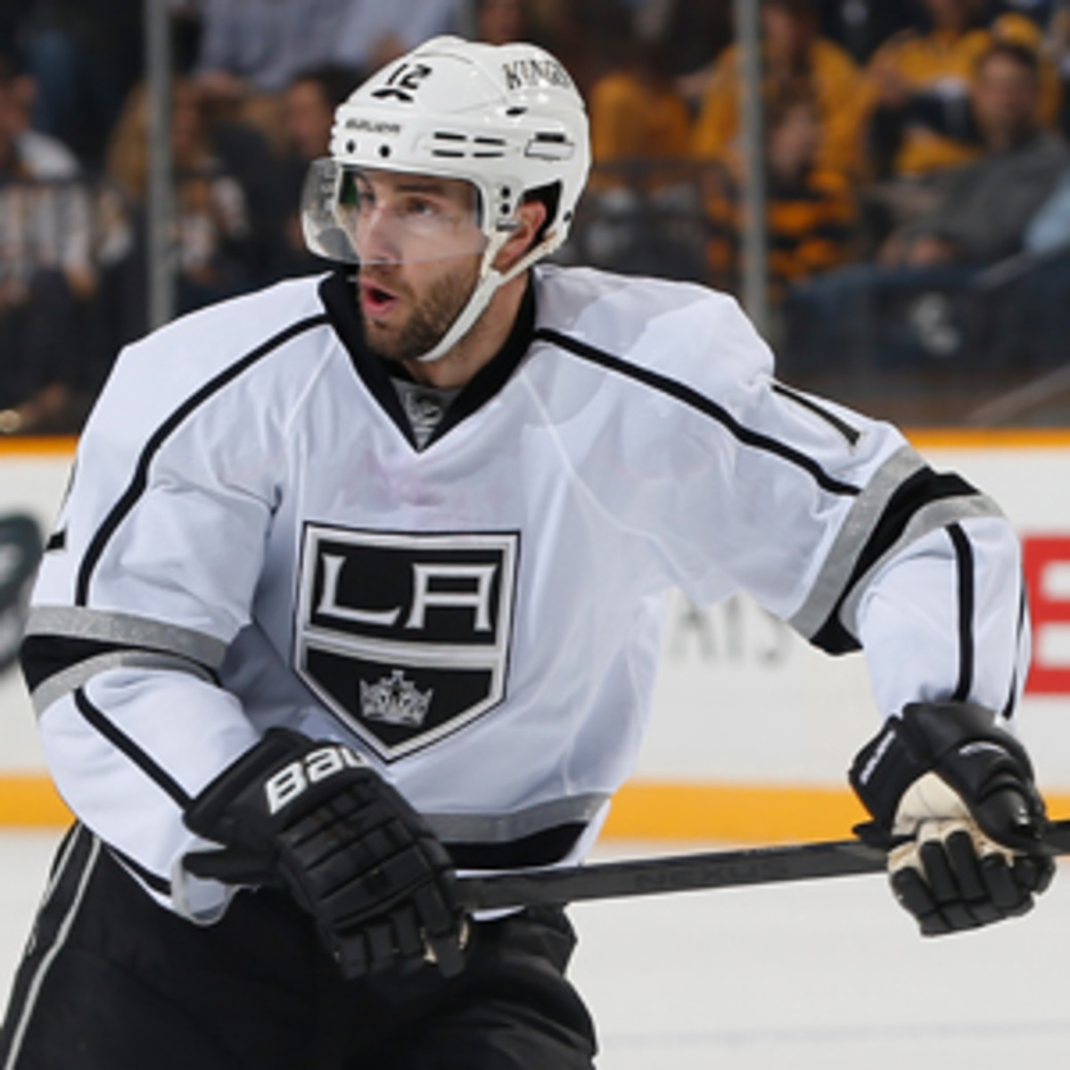 Simon Gagne scored just one goal in 11 games as a King this season. (John Russell/NHL/Getty Images)