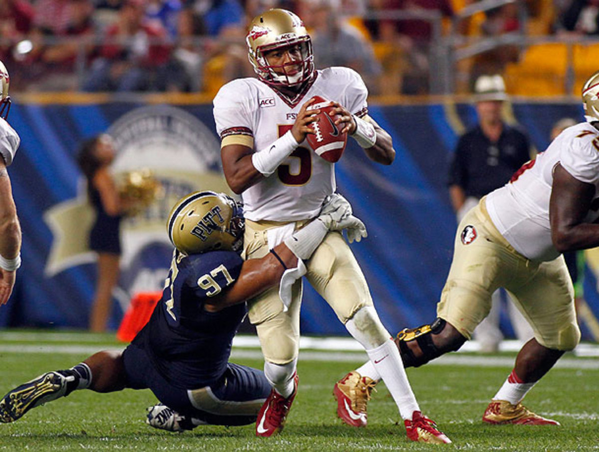 Pittsburgh's defense hardly slowed Jameis Winston, who accounted for five touchdowns. (Justin K. Aller/Getty Images)