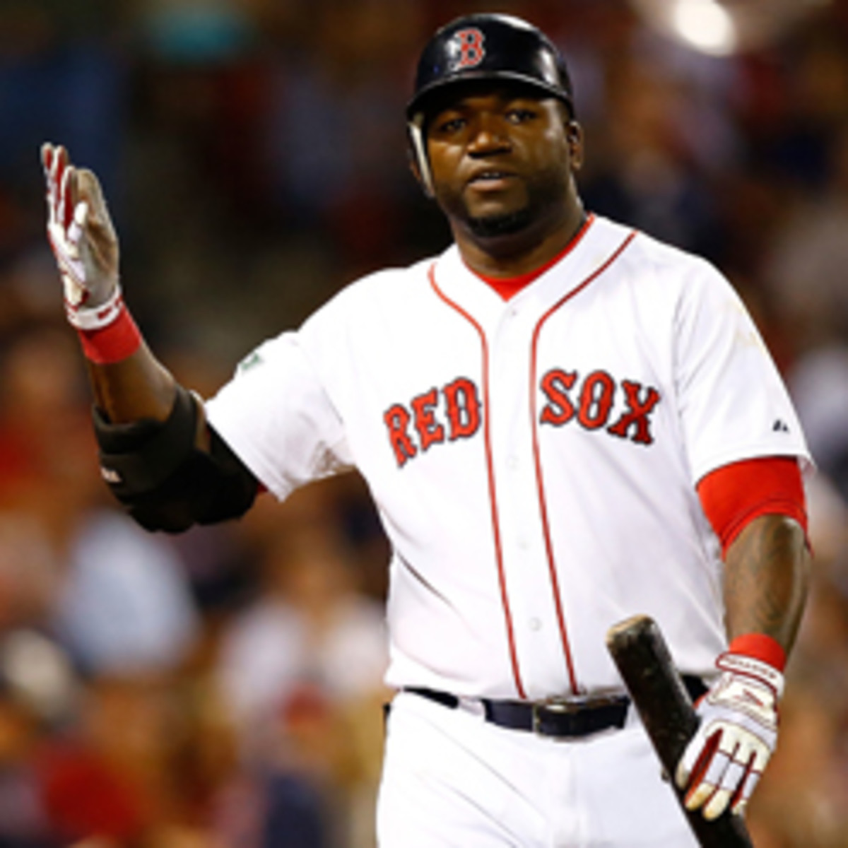 David Ortiz said a recent column questioning whether he has been using steroids is discriminatory. (Jared Wickerham/Getty Images)