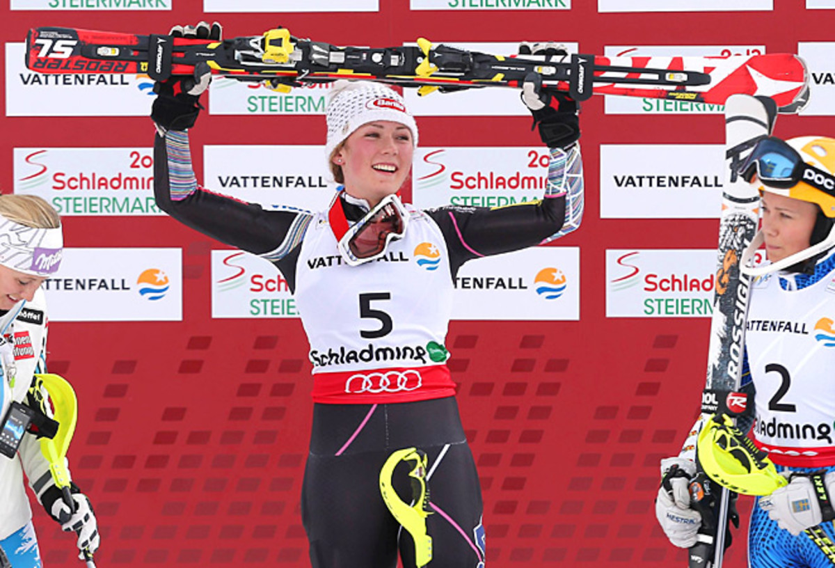 Mikaela Shiffrin became the youngest women's slalom world champion in 39 years on Saturday.