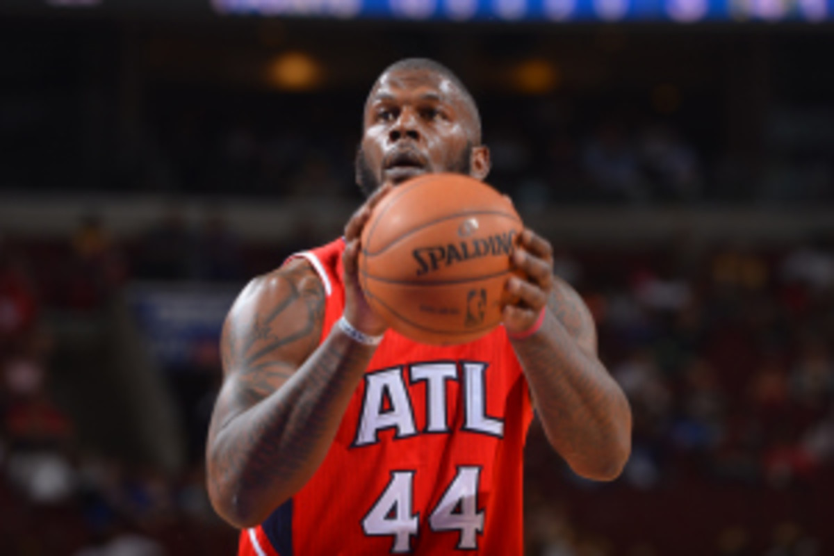 Former Hawks forward Ivan Johnson signed a deal to play in China this year despite interest from four NBA teams. ( Jesse D. Garrabrant/Getty Images)