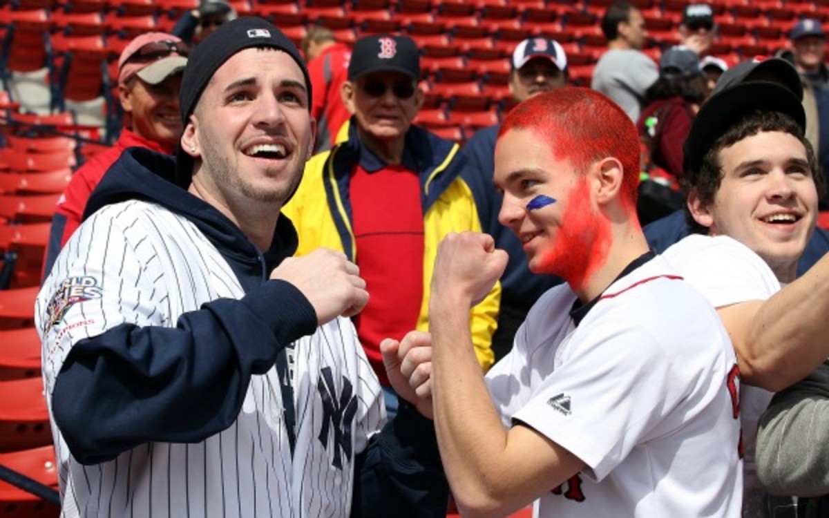 A Red Sox fans received a $4.3 million settlement after being attacked by a Yankees fan. (Photo by Jim Rogash/Getty Images)