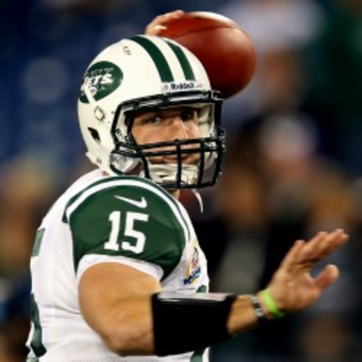 Owner Woody Johnson says Tebow was "forced" on him. (Andy Lyons/Getty Images)