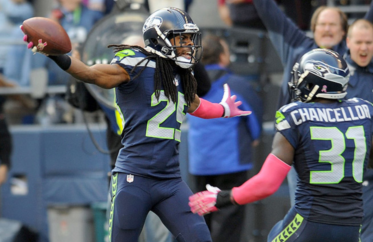 Richard Sherman (left) has been the definition of a game-changing force with the Seahawks this season.