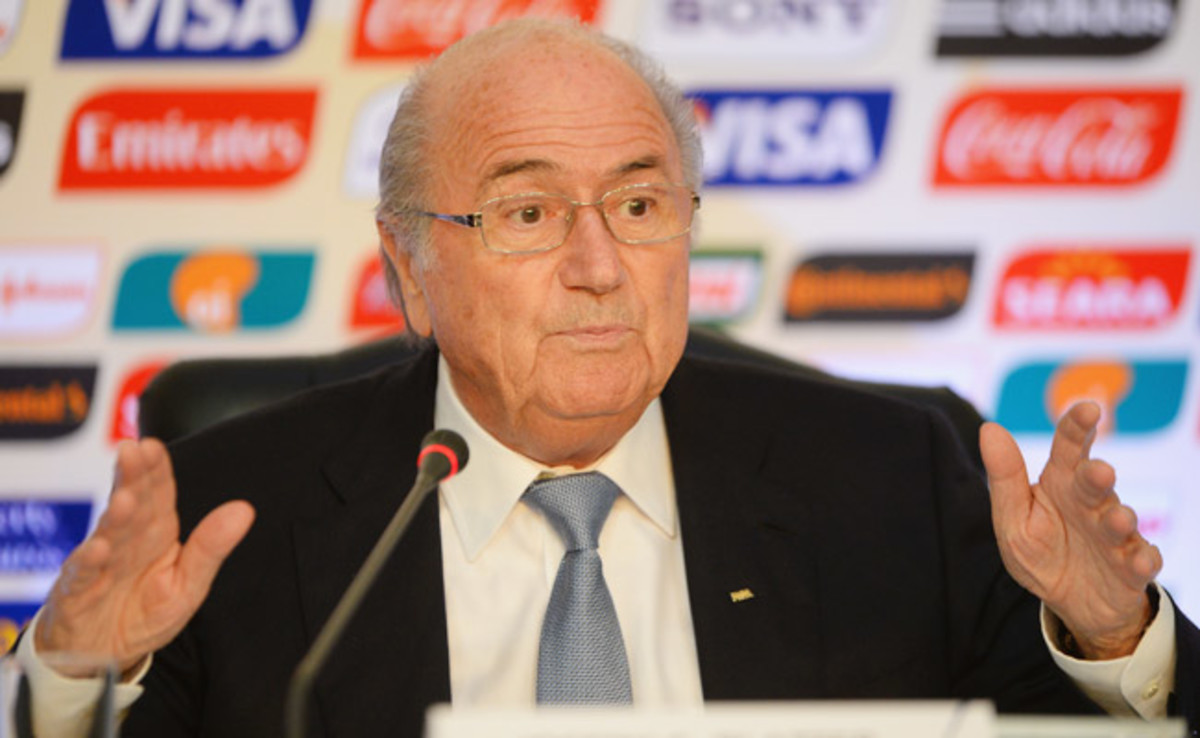 FIFA President Sepp Blatter has refused to say if he backed Qatar's successful bid for the World Cup.