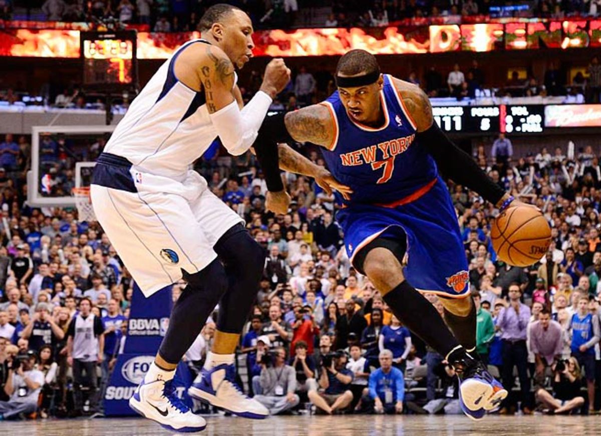 Carmelo Anthony was third in the MVP voting last season, when he averaged an NBA-high 28.7 points.
