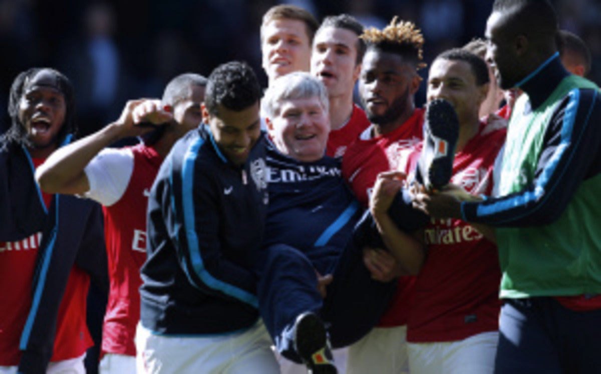 Arenal manager Arsene Wenger said Thursday he trusts Rice's "legendary strength" to get past the cancer. (Ian Kington/Getty Images)