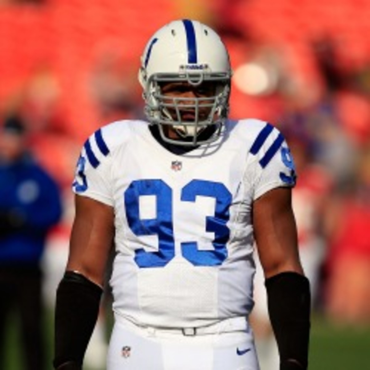 The Colts part ways with defensive end Dwight Freeney after 10 seasons. (Jamie Squire/Getty Images)