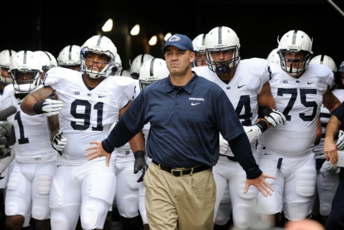Bill O'Brien took over a Penn State program rocked by scandal. (Centre Daily Times/Getty Images)