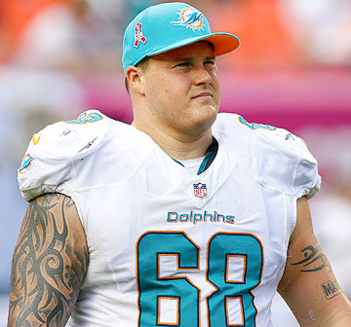 Incognito can be suspended a maximum of four games before the Dolphins face a decision. (Aaron M. Sprecher/AP)