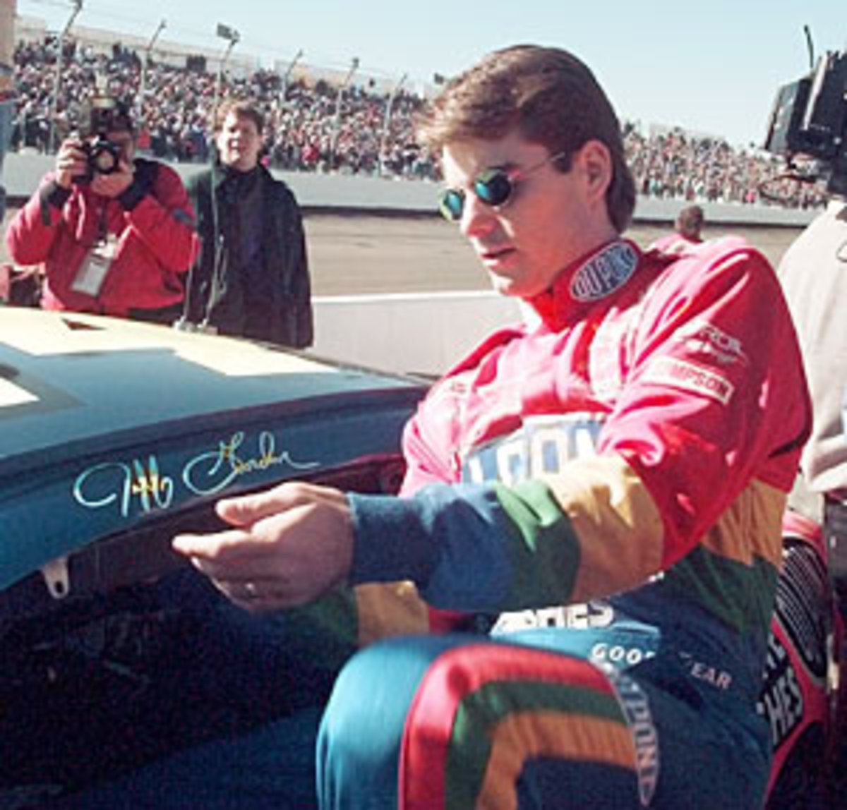 Jeff Gordon in his Wonder Boy days.