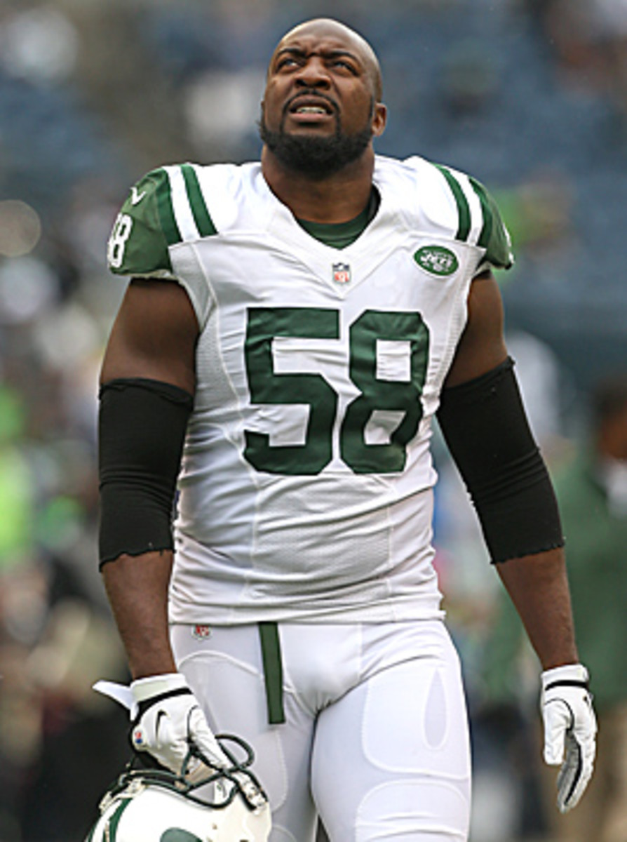 Thomas finished 2012 with 18 tackles in 12 games played for the Jets.
