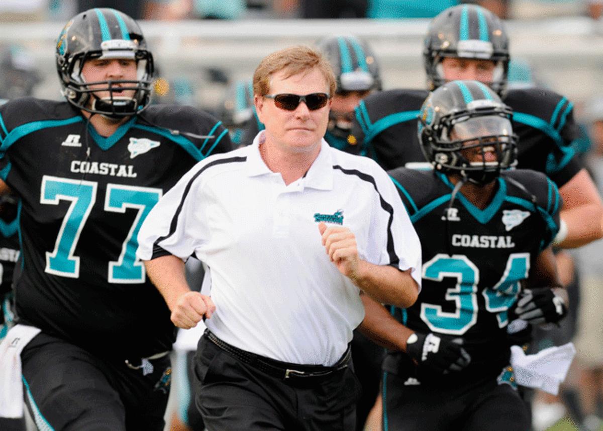 After succeeding in business, Joe Moglia is living his dream and is 15-6 in two years at Coastal Carolina.