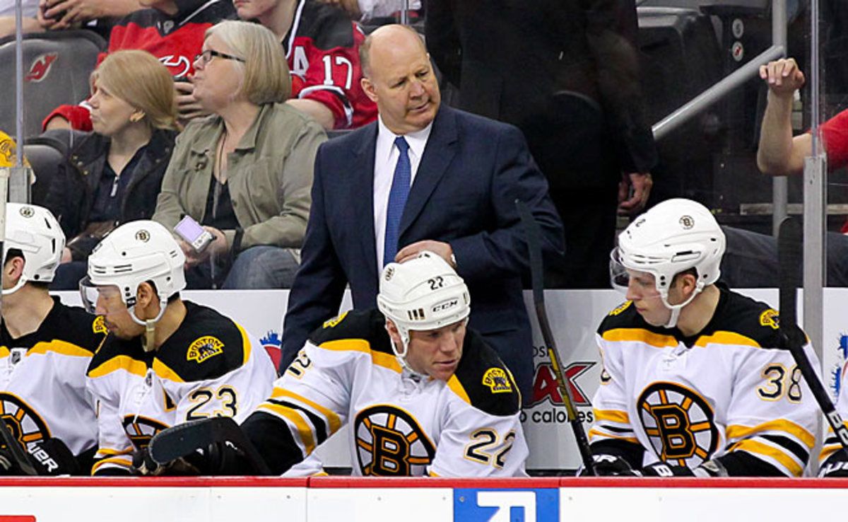 Coach Claude Julien is trying to refocus his Bruins as the playoffs draw near.
