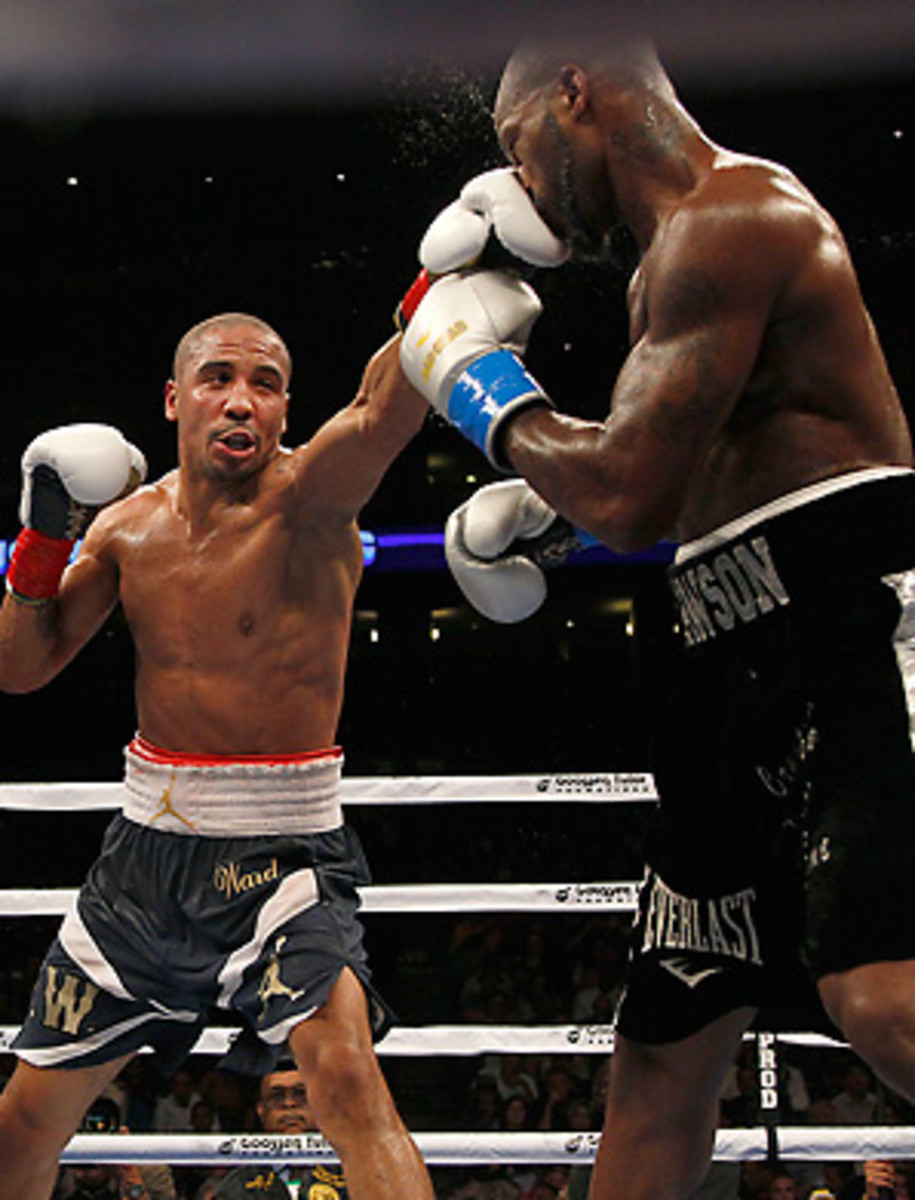 Andre Ward (left) defeated Chad Dawson in September to retain the WBA, WBC and The Ring Super Middleweight titles.  