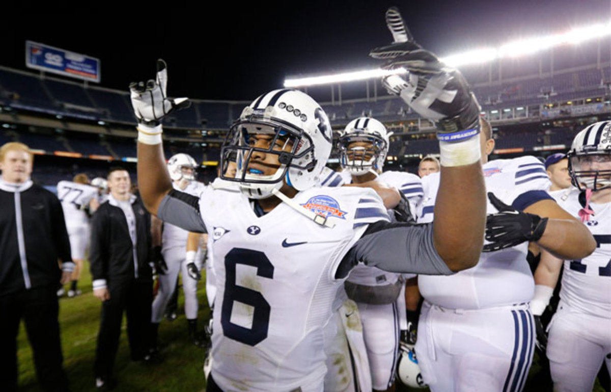 BYU played in the Poinsettia Bowl last season for the first time and beat San Diego State 23-6.