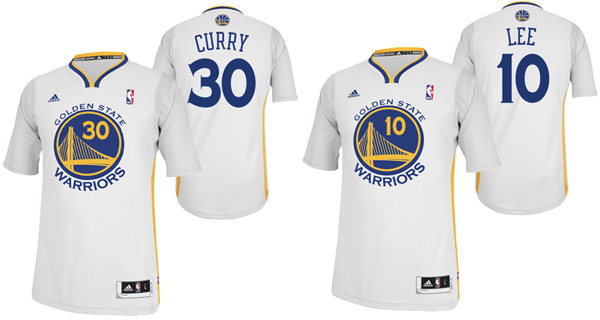Photos Golden State Warriors unveil white, sleeved alternate jerseys Sports Illustrated