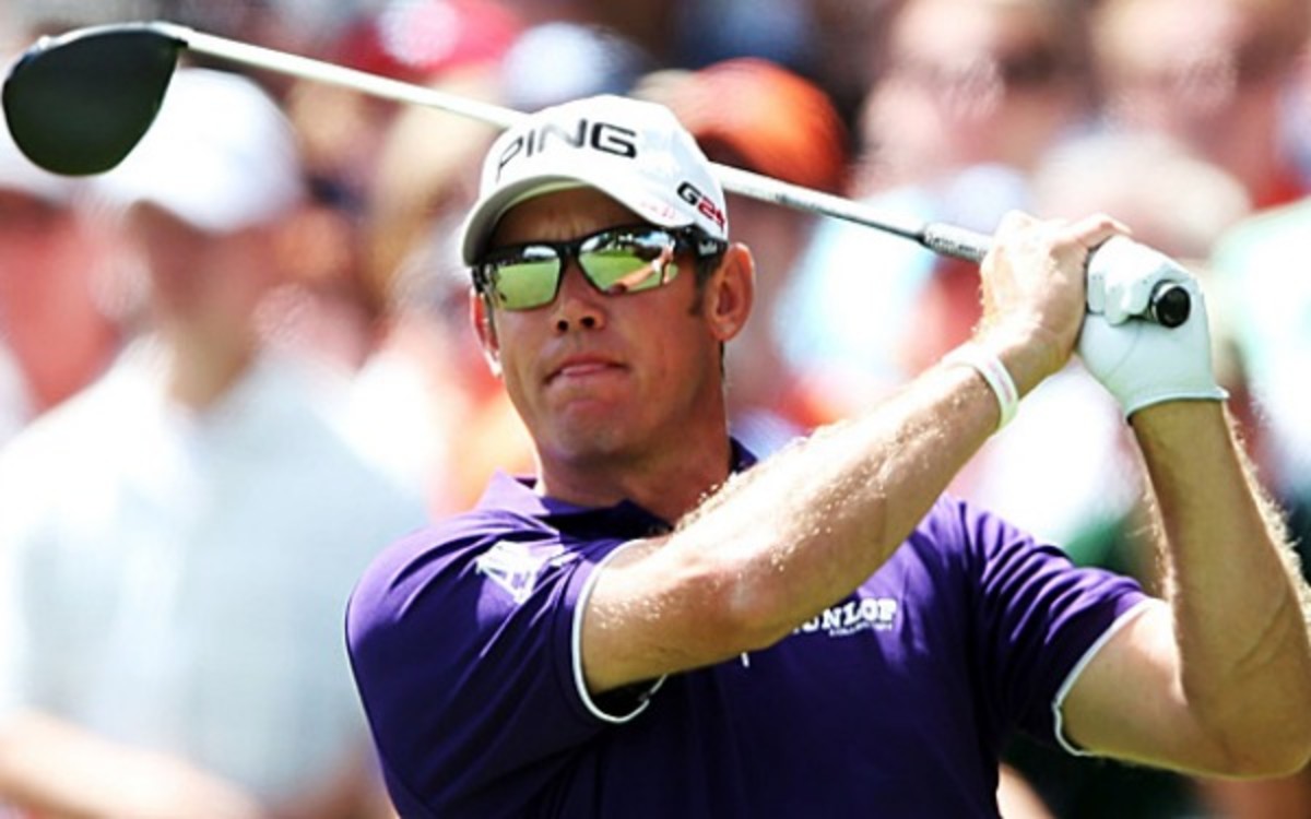 Lee Westwood apologized hours after a early morning Twitter rant to his followers. (Andrew Redington/Getty Images