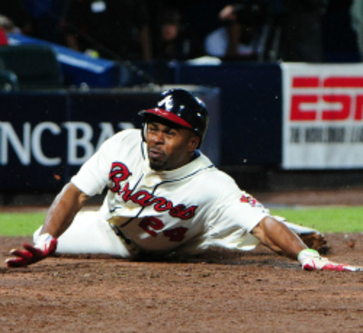 Free-agent Michael Bourn and his agent Scott Boras met with members of the Mets front office last week. (Scott Cunningham/Getty Images)