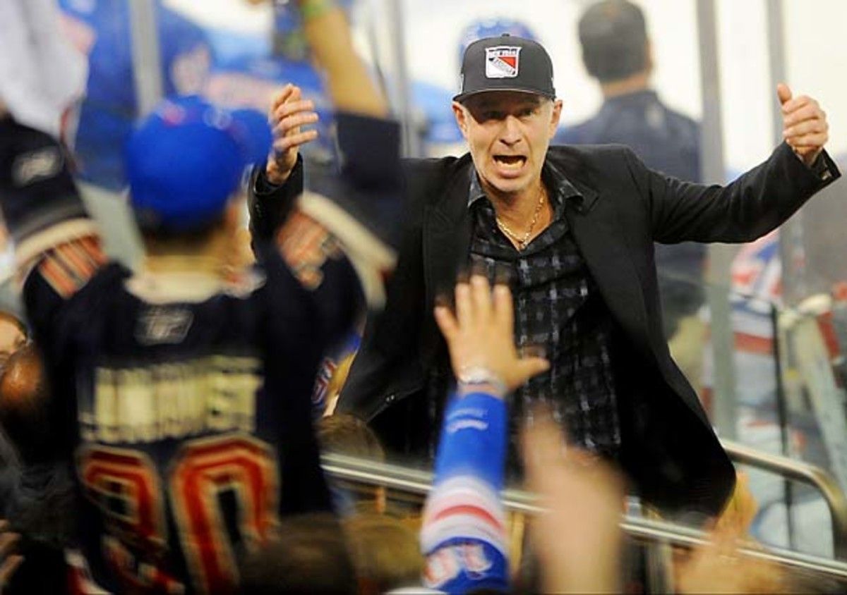 Photo 4x6 Signée John McEnroe - Dédicace "John" Avec Maillot NY Mets
