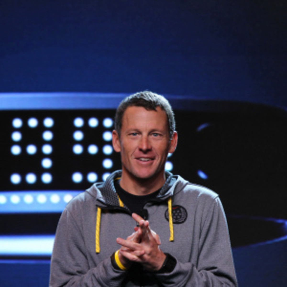 Nike CEO Phil Knight said 'never say never' on a reunion with Lance Armstrong. (Neilson Barnard/Getty Images)