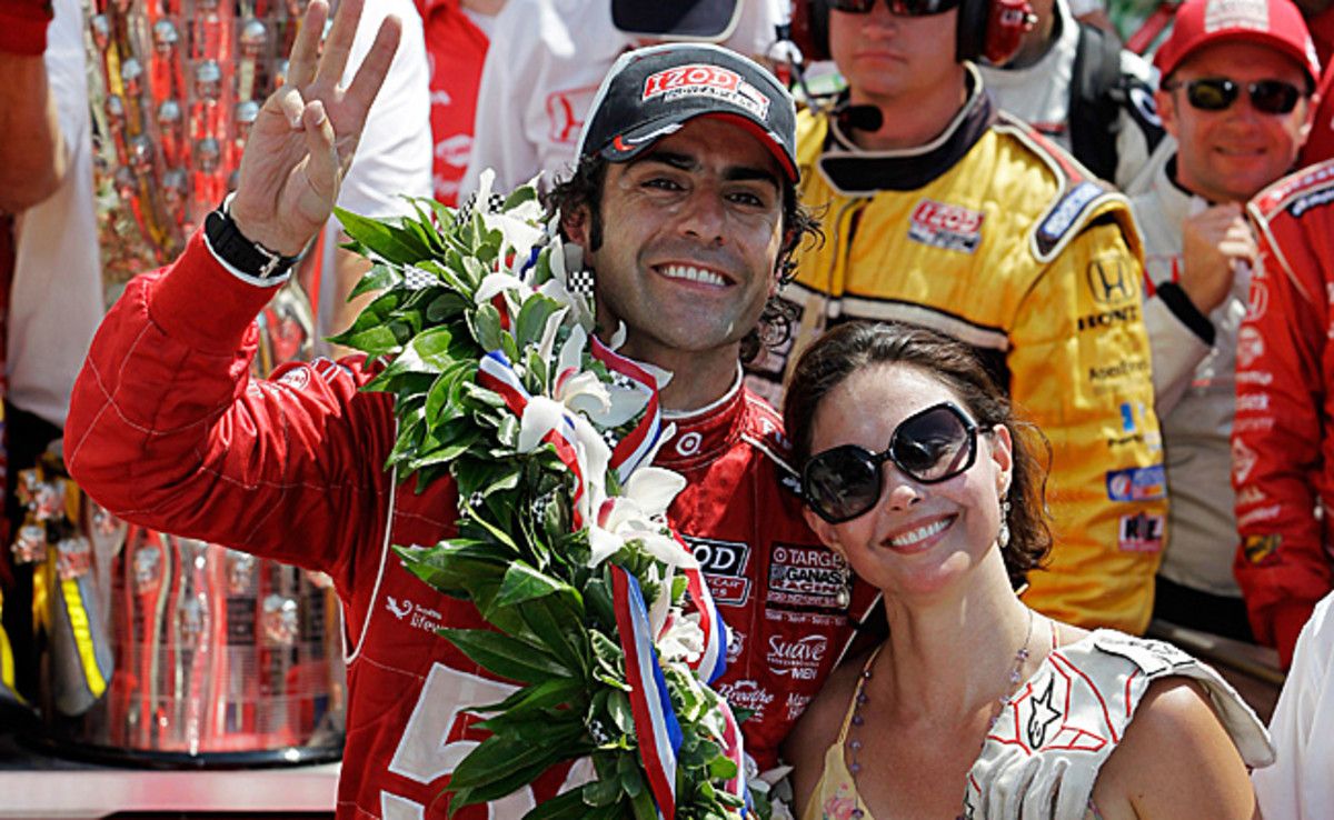 Dario Franchitti, who was married to Ashley Judd in 2001, won his third Indy 500 last May.