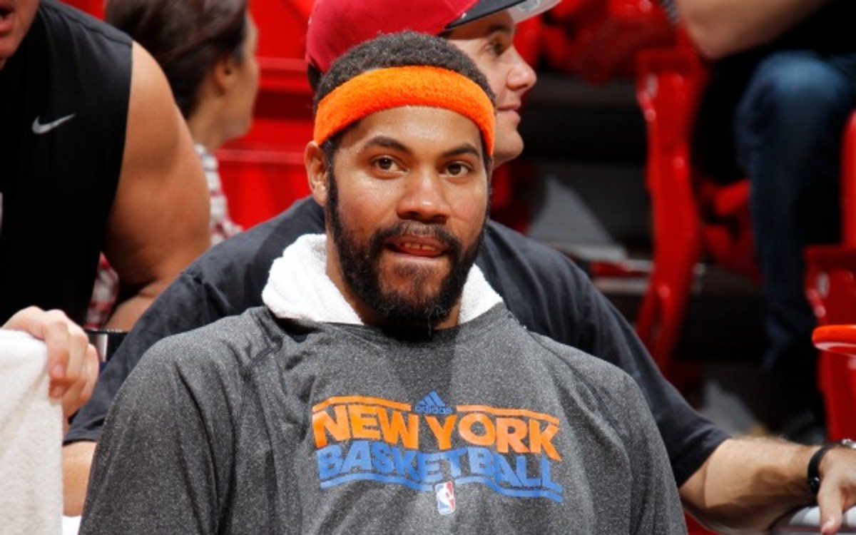 The Pistons will reportedly hire Rasheed Wallace as an assistant coach. (Gregory Shamus/Getty Images)