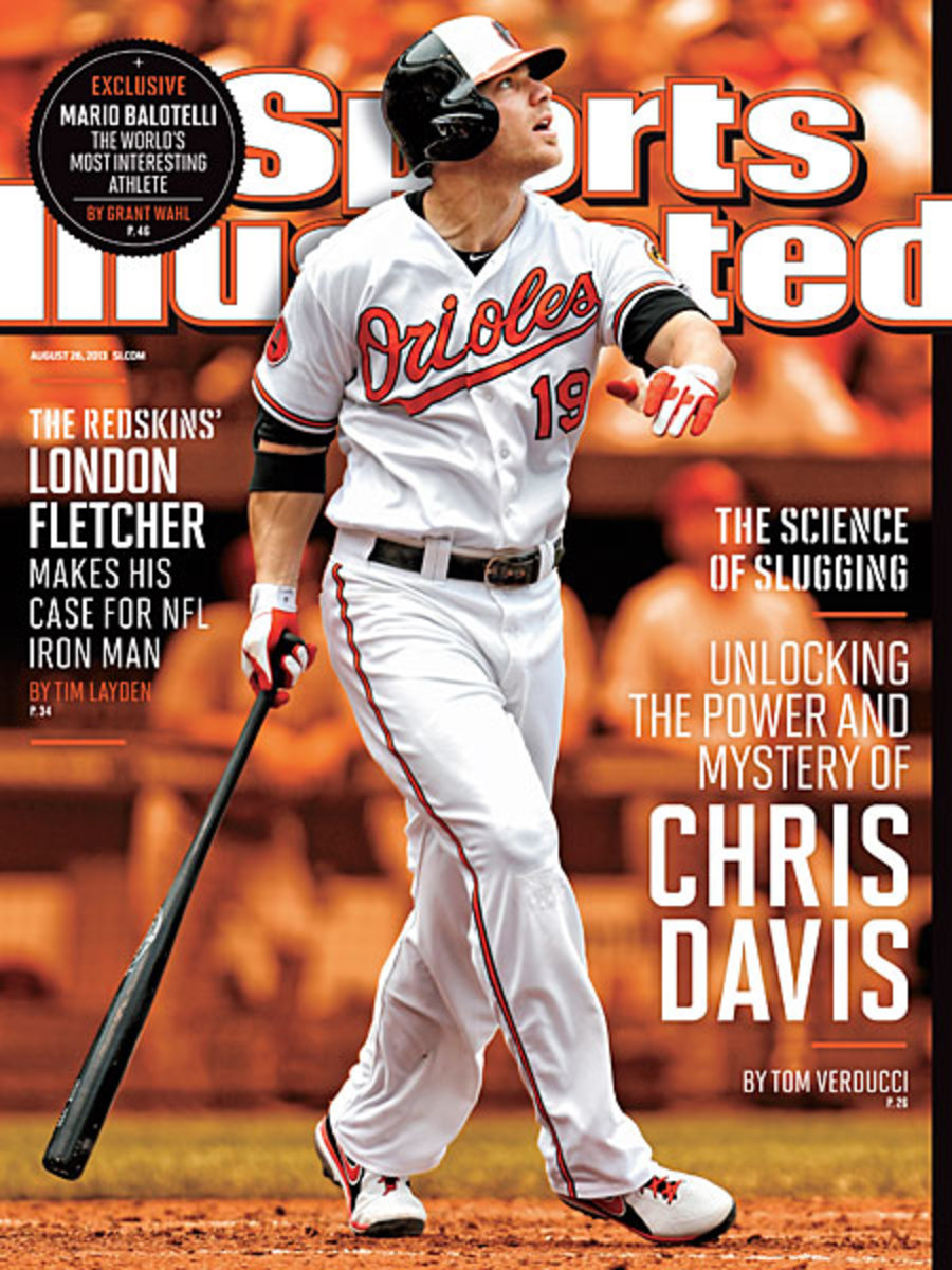 2013 Sports Illustrated Regional No Label Chris Davis Cover Orioles August 26 