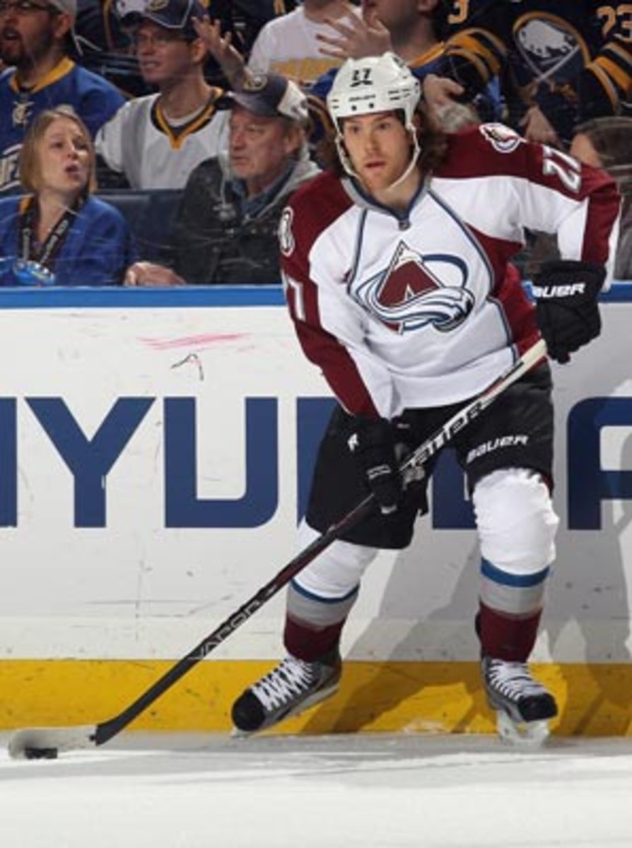 Steve Downie tore his ACL against the Kings on Tuesday night.