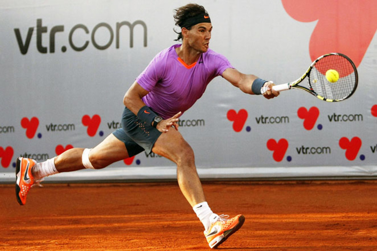 Rafael Nadal advanced to the VTR Open final in his return from injury, but he lost to Horacio Zeballos.