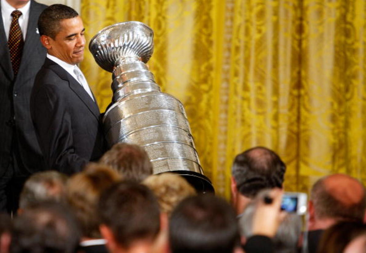Obama Hosts Stanley Cup Champions Pittsburgh Penguins At The White House