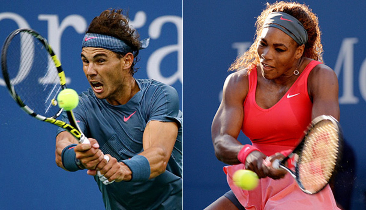 Rafael Nadal and Serena Williams