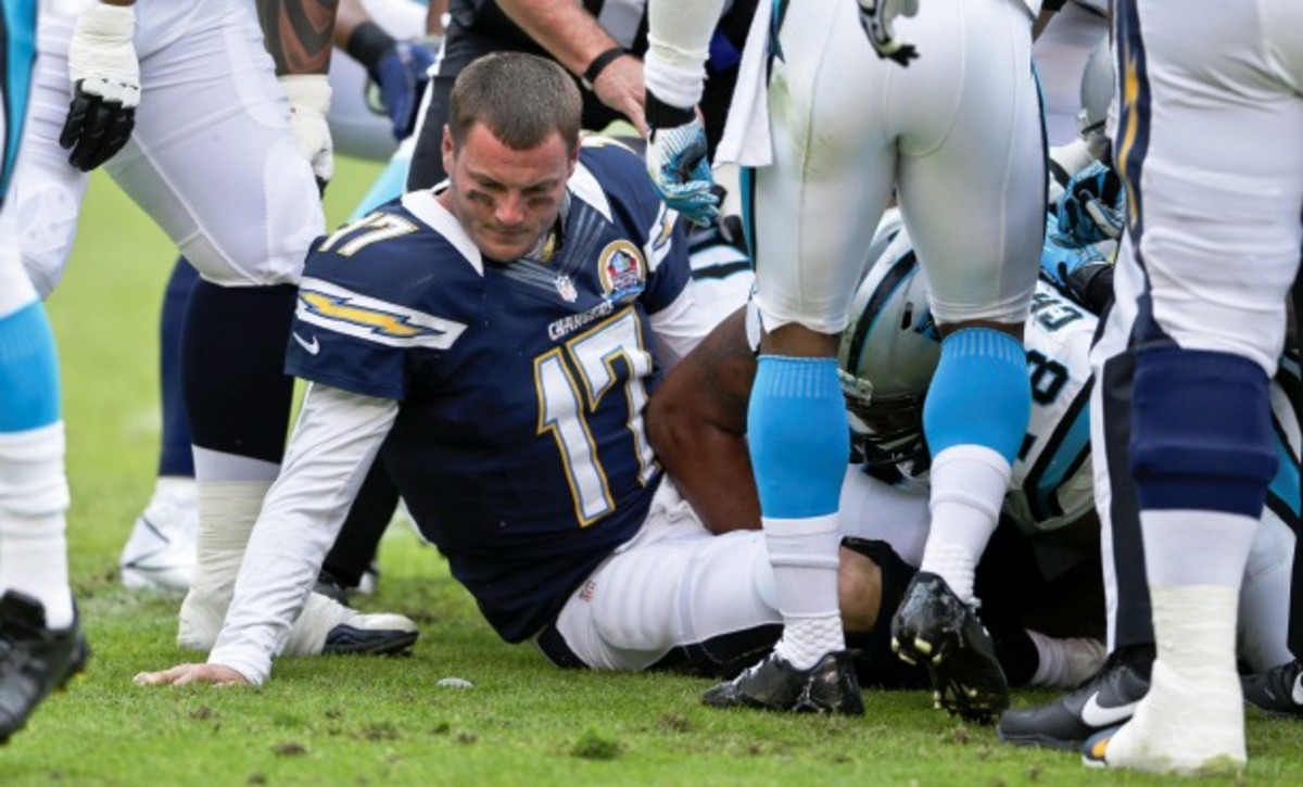 Philip Rivers has committed 47 turnovers over the past two seasons. (Gregory Bull, AP)