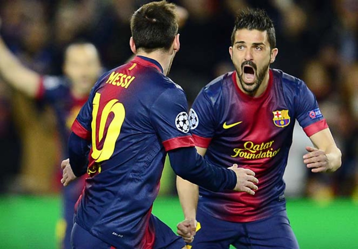 Lionel Messi, David Villa and Barcelona will learn their quarterfinal opponent on Friday.