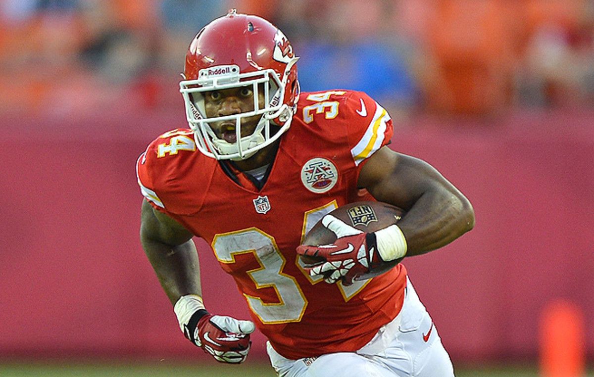 Knile Davis will be waiting to step in if Jamaal Charles misses any time with injuries this season.