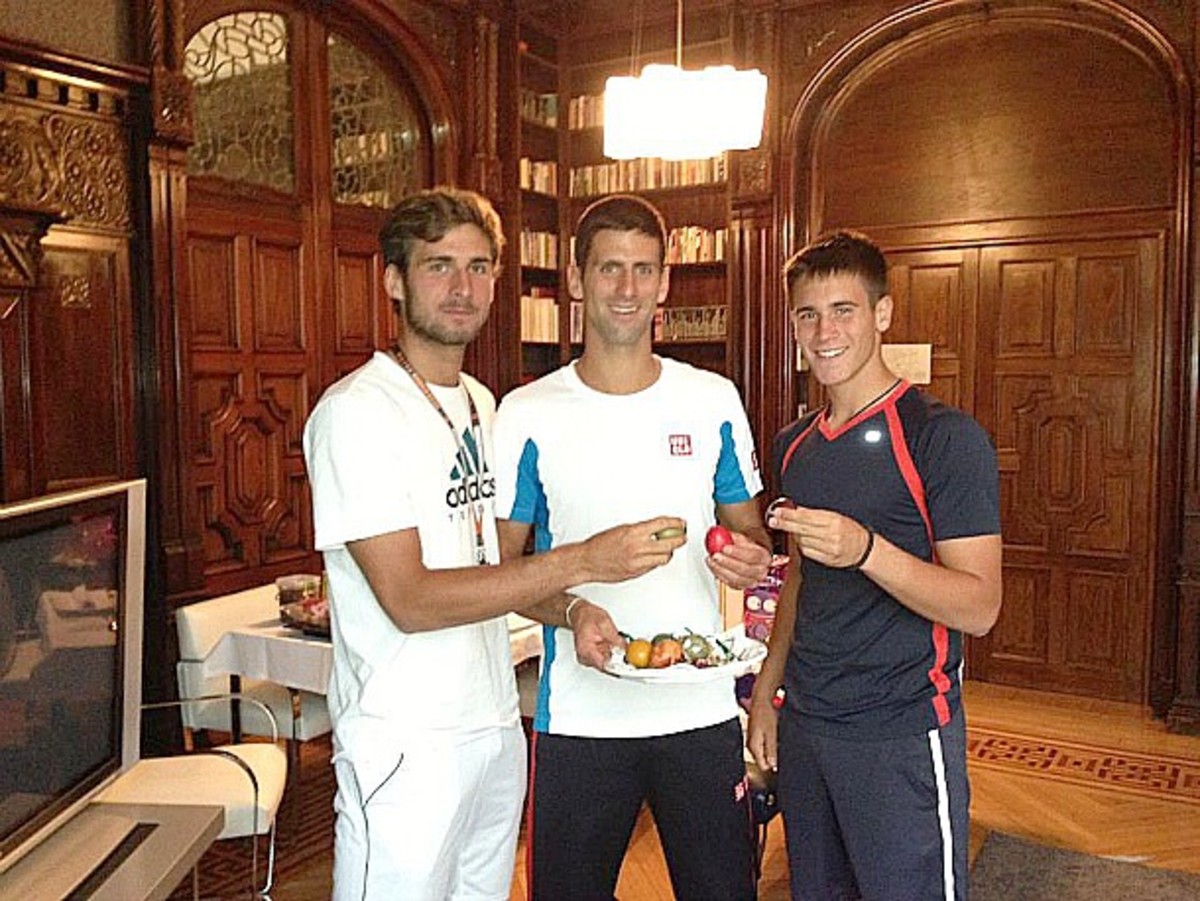 Novak Djokovic's Facebook page