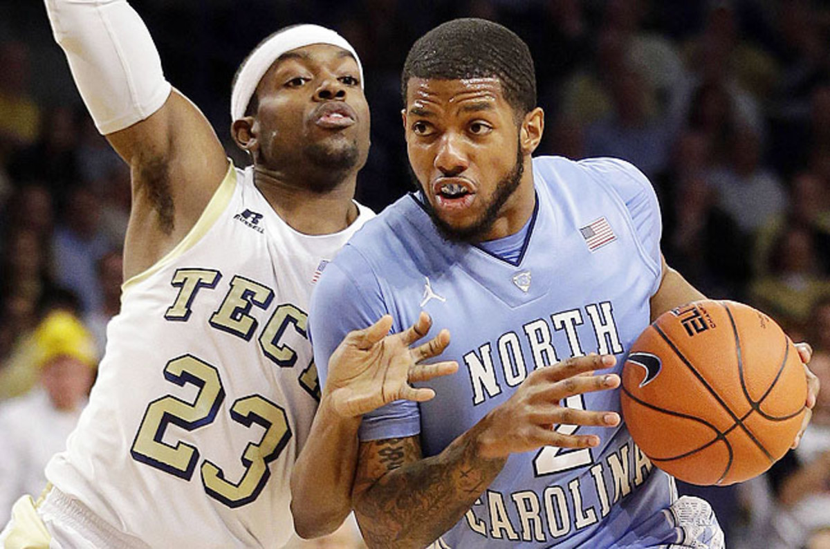 Tar Heels' McDonald is featured on a company website for wearing an argyle mouthpiece pictured above. 