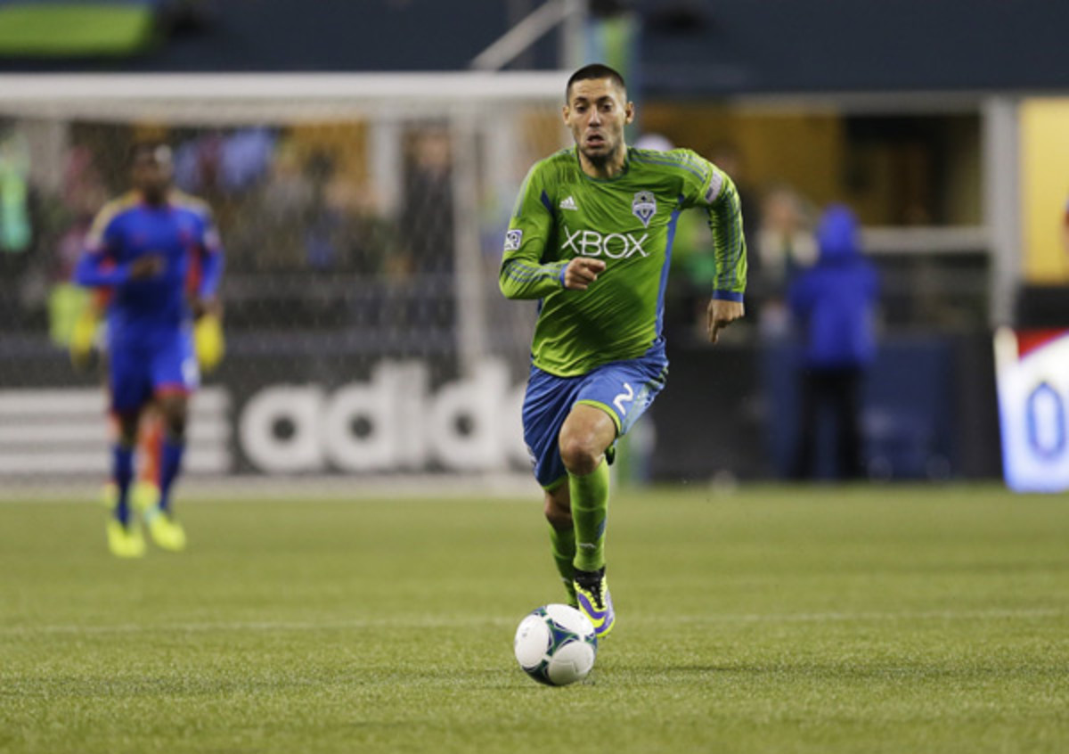 Seattle Sounders and USA star Clint Dempsey seems likely to go on loan during the MLS offseason.(Ted S. Warren/AP)
