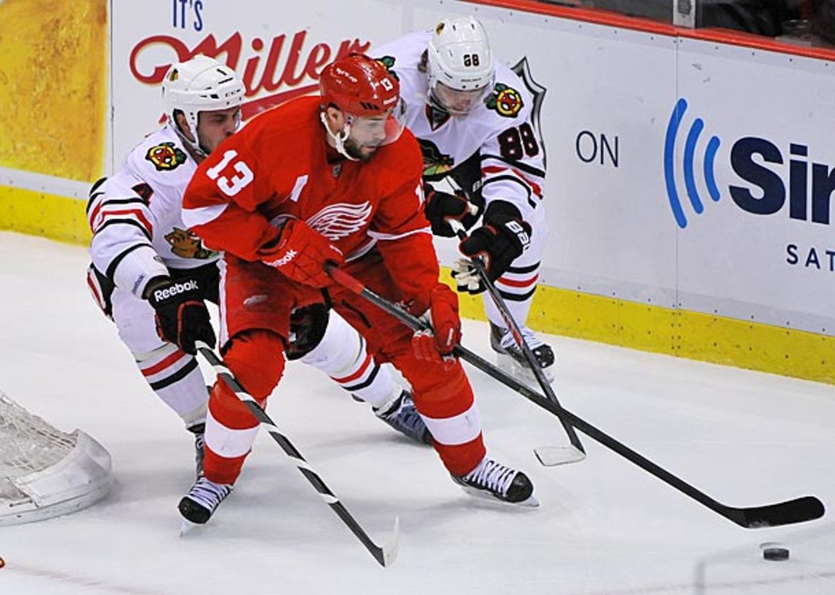 Pavel Datsyuk of the Detroit Red Wings