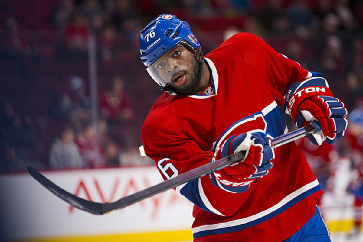 P.K. Subban of the Montreal Canadiens