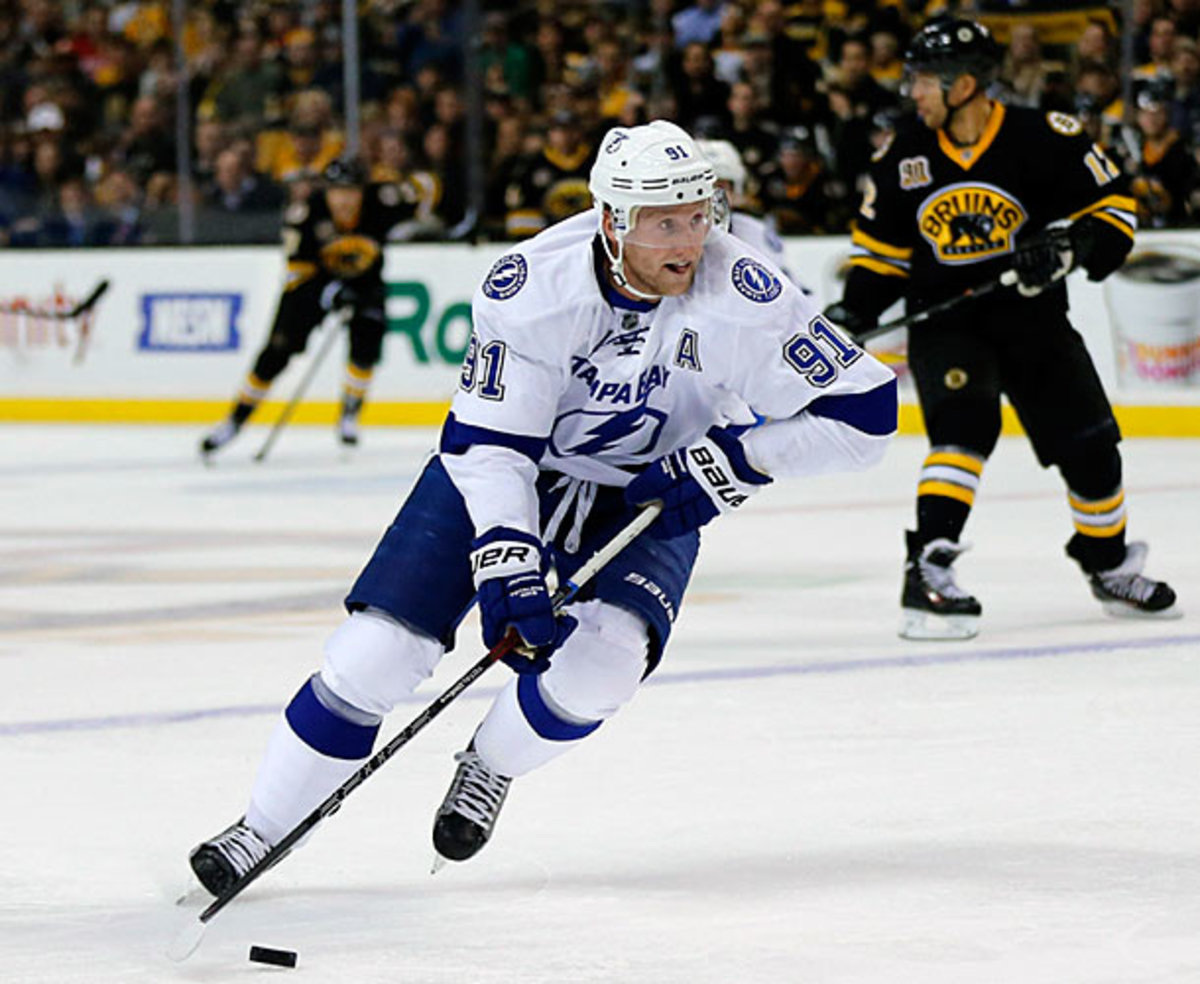Steven Stamkos of the Tampa Bay Lightning