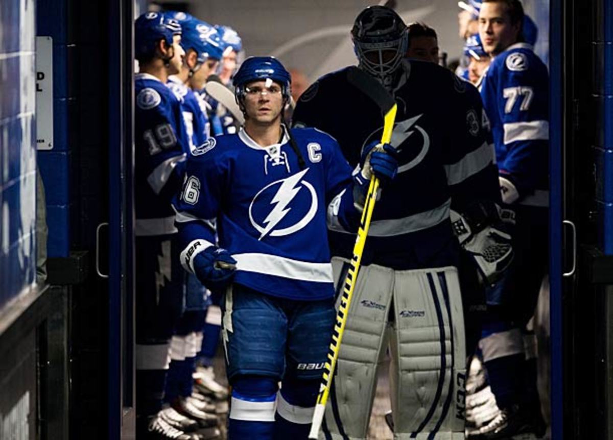 Martin St. Louis of the Tampa Bay Lightning