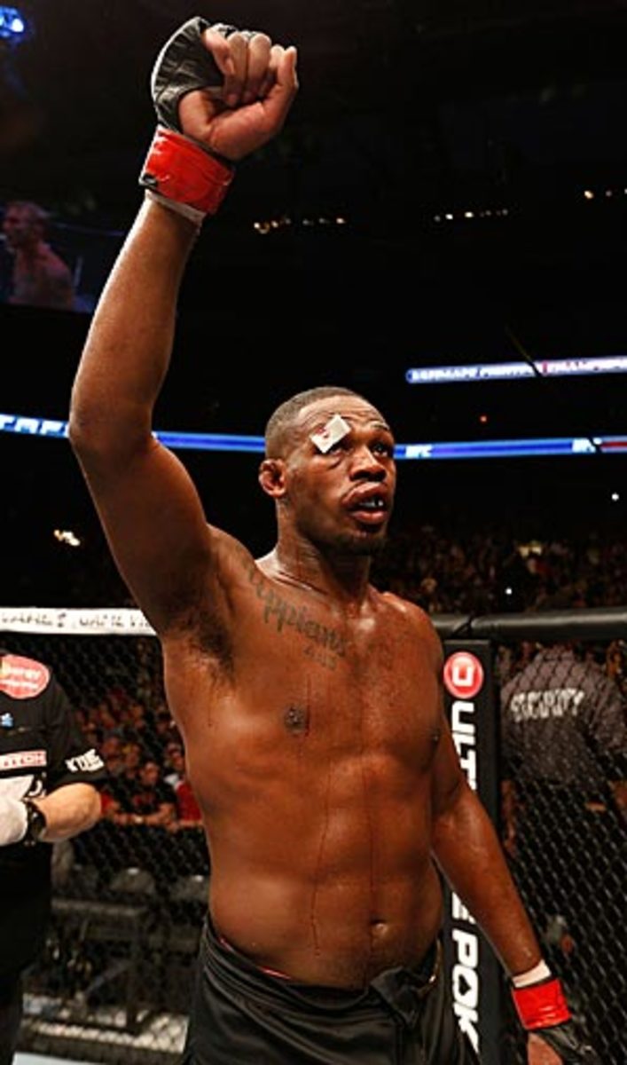 Jon Jones defended his light heavyweight championship again.