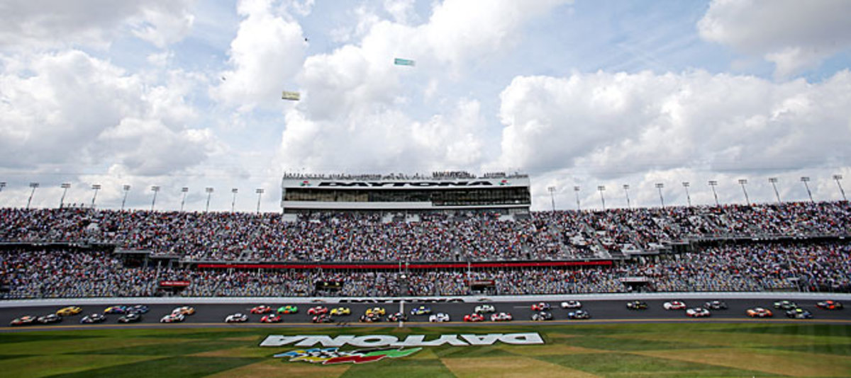 Daytona International Speedway's aging grandstands will be given a modern new look.